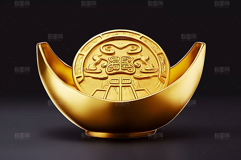 金元宝节日促销元素