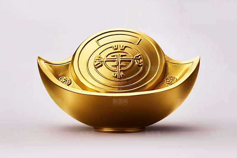金元宝吉祥新年元素