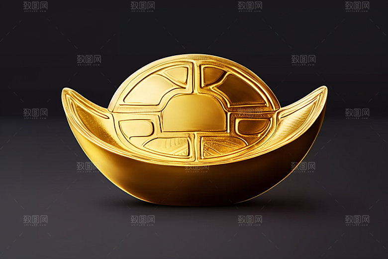 金元宝立体3D元素