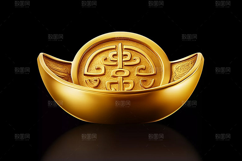 金元宝节日福利元素