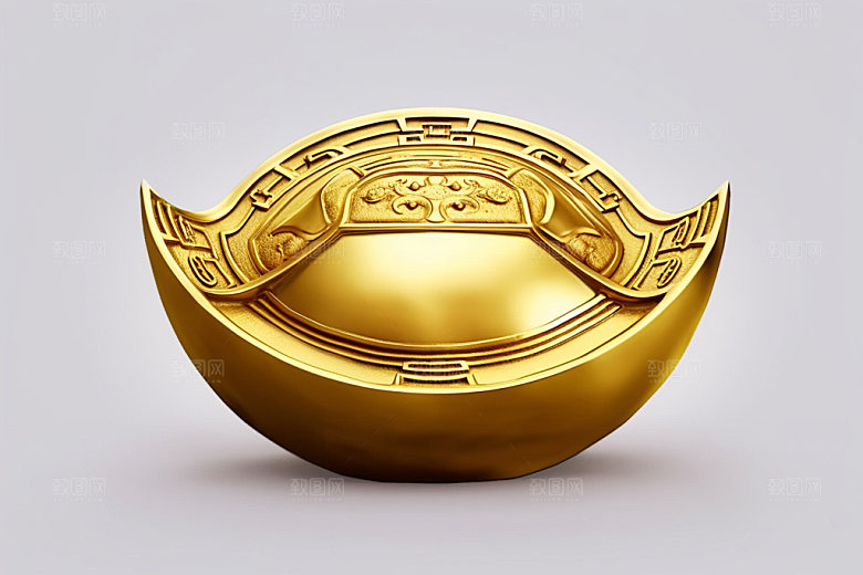 金元宝吉祥财富元素