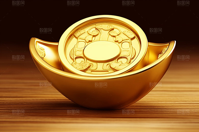 金元宝新年福利元素