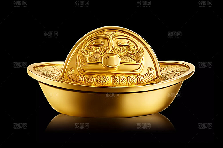 金元宝富贵新年元素