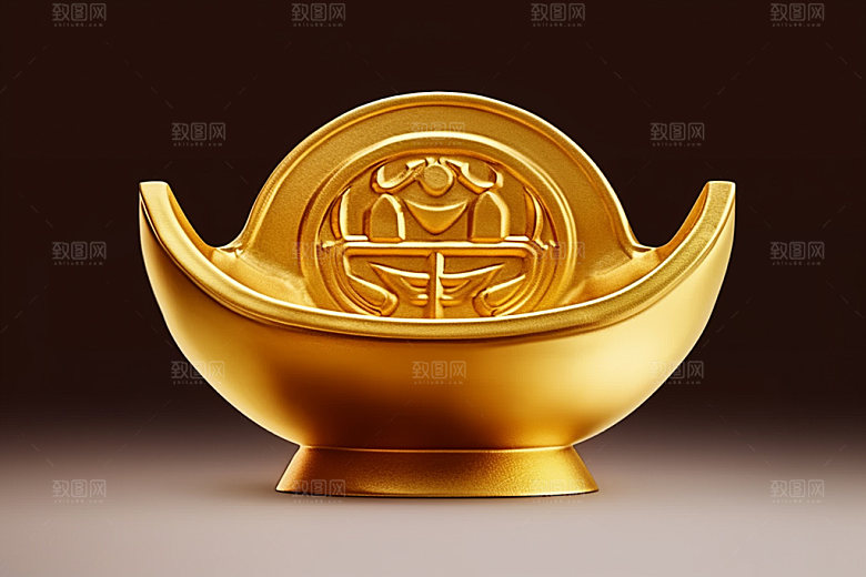 金元宝吉祥新年元素
