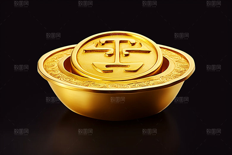 金元宝新年喜庆元素