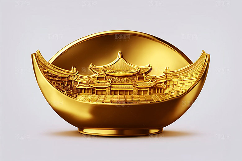 金元宝春节中国年元素