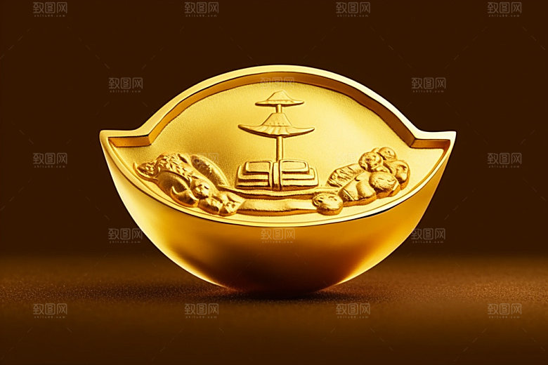 金元宝财富节日元素