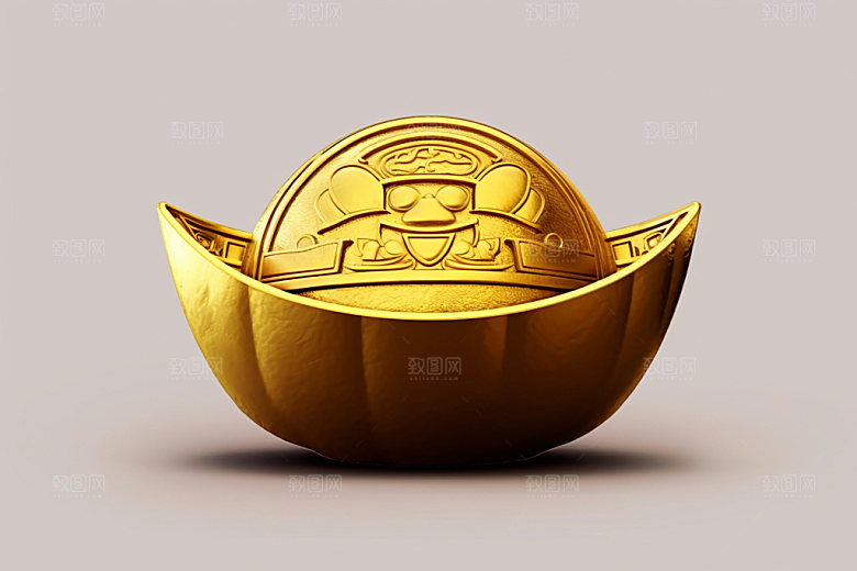 金元宝喜庆促销元素