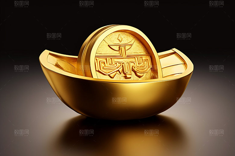 金元宝大促财富元素