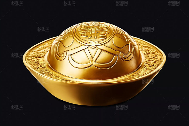 金元宝春节财富元素