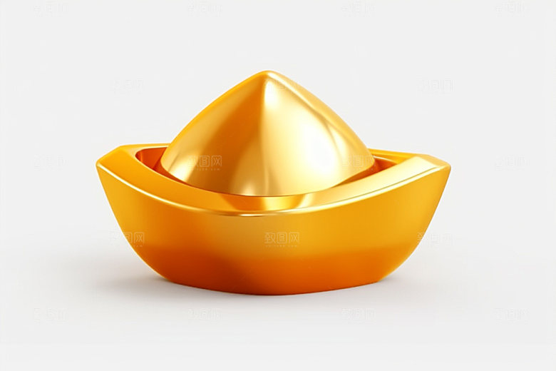 金元宝吉祥3D元素
