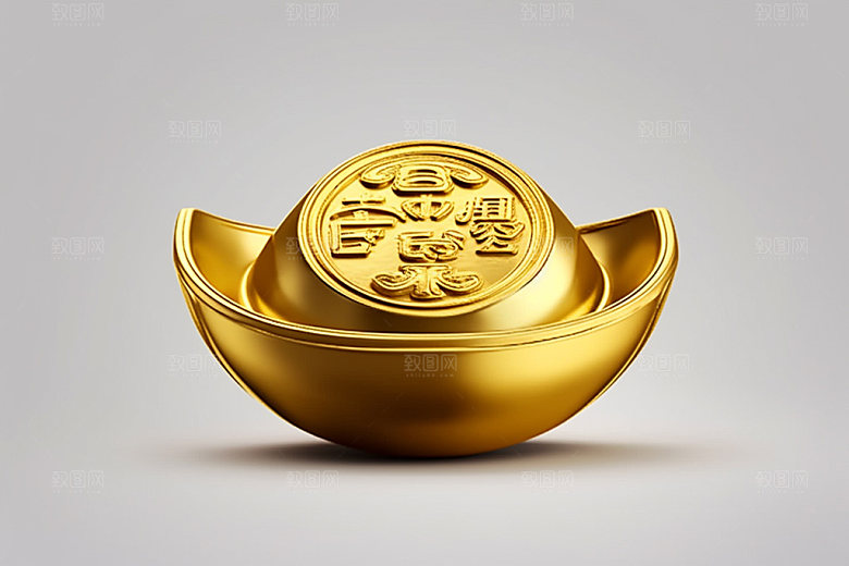 金元宝春节财富元素