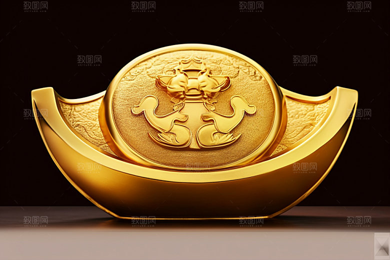 金元宝吉祥节日元素