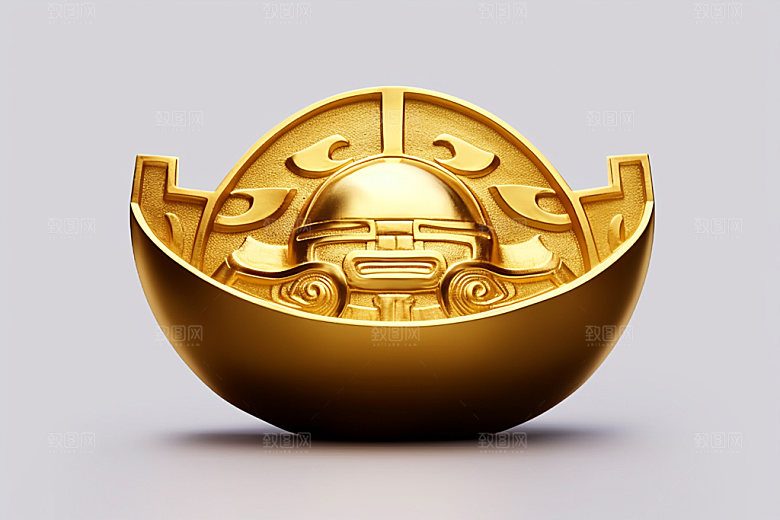 金元宝吉祥春节元素