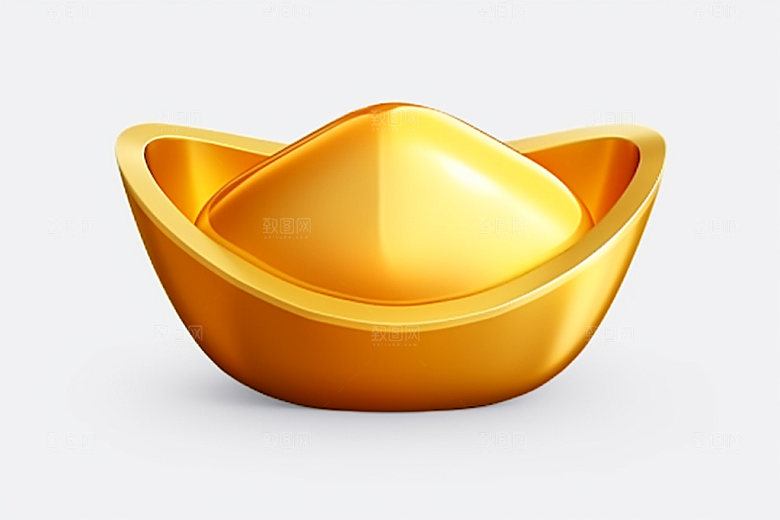 金元宝3D喜庆元素