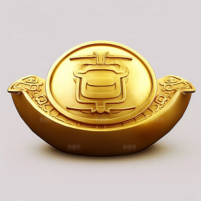 金元宝春节福利元素