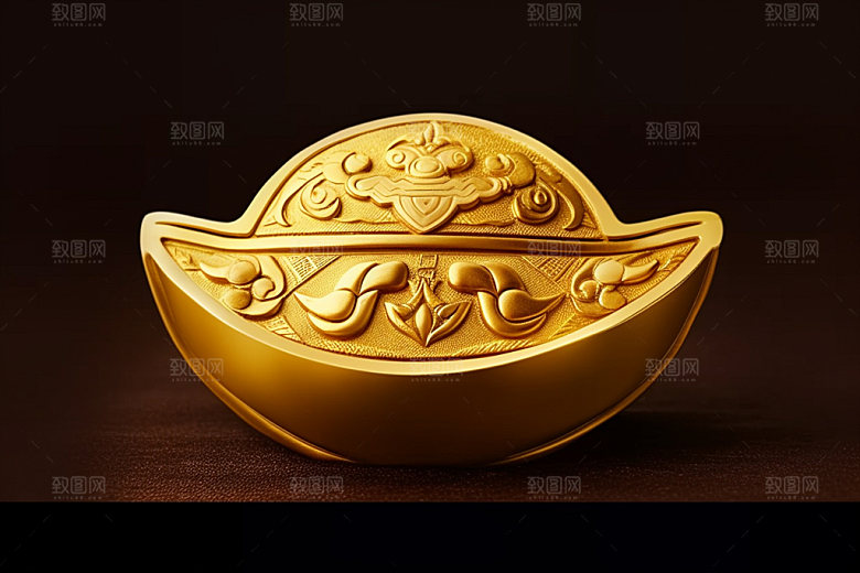 金元宝节日吉祥元素