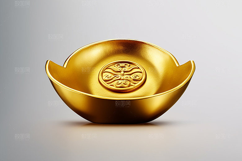 金元宝节日财富元素