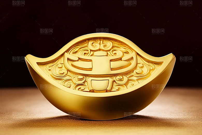 金元宝春节节日元素