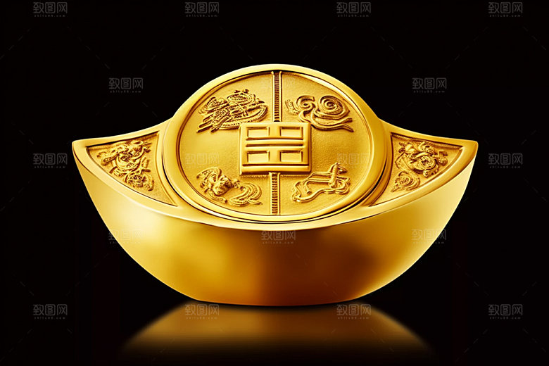 金元宝促销新年元素