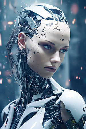 机器人人物未来模型