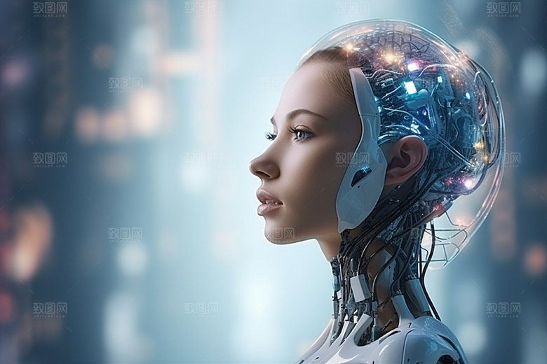 机器人克隆人渲染模型