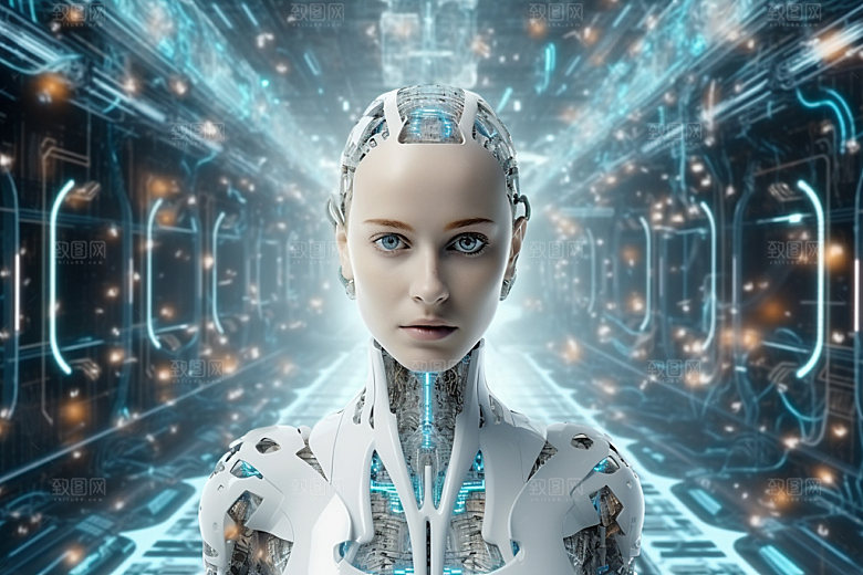 机器人克隆人AI科技模型