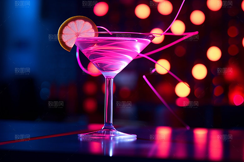 鸡尾酒果酒高清摄影图