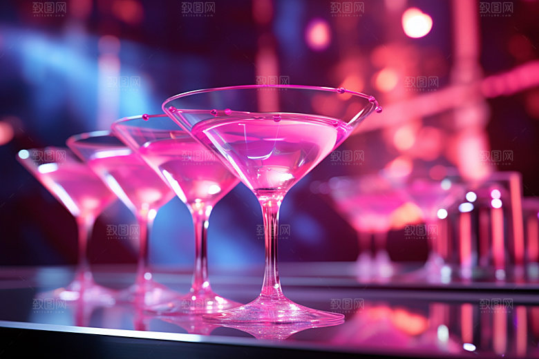 鸡尾酒果酒调酒摄影图