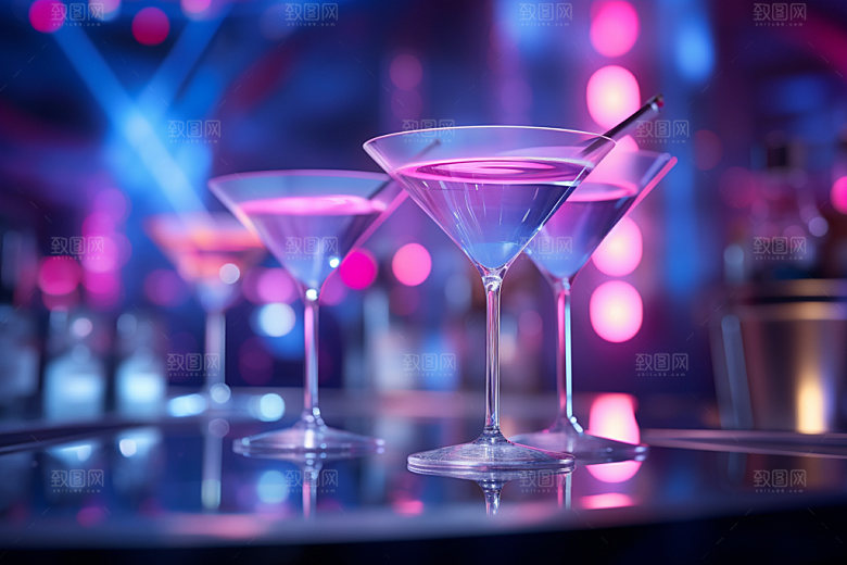 鸡尾酒调酒高清摄影图