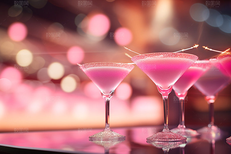 鸡尾酒品酒洋酒摄影图