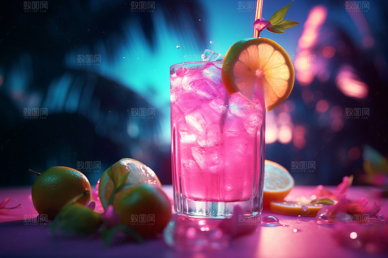 鸡尾酒高清调酒摄影图