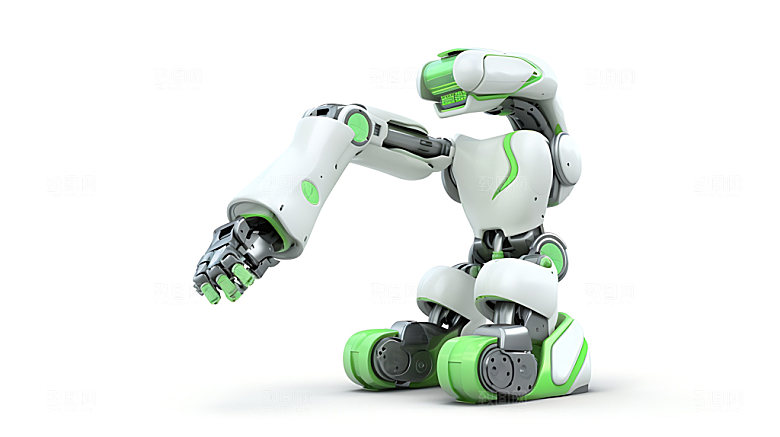 机械臂智慧工厂3D效果图