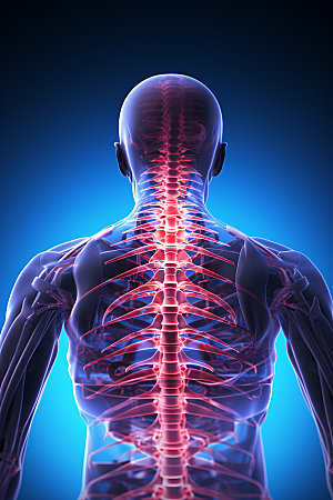 脊椎元素人体结构插图