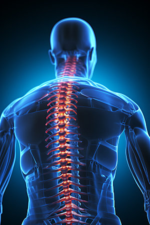 脊椎元素脊柱插图