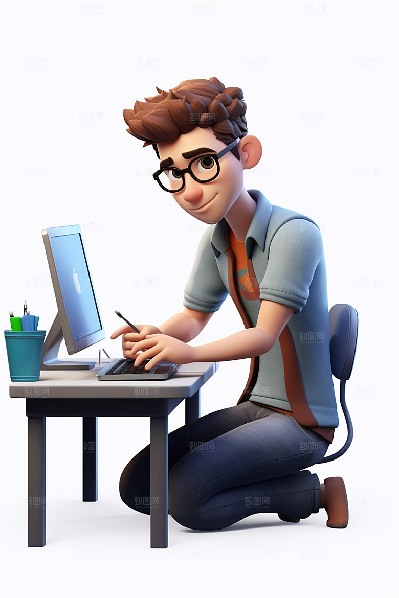 程序员编程3D人物模型