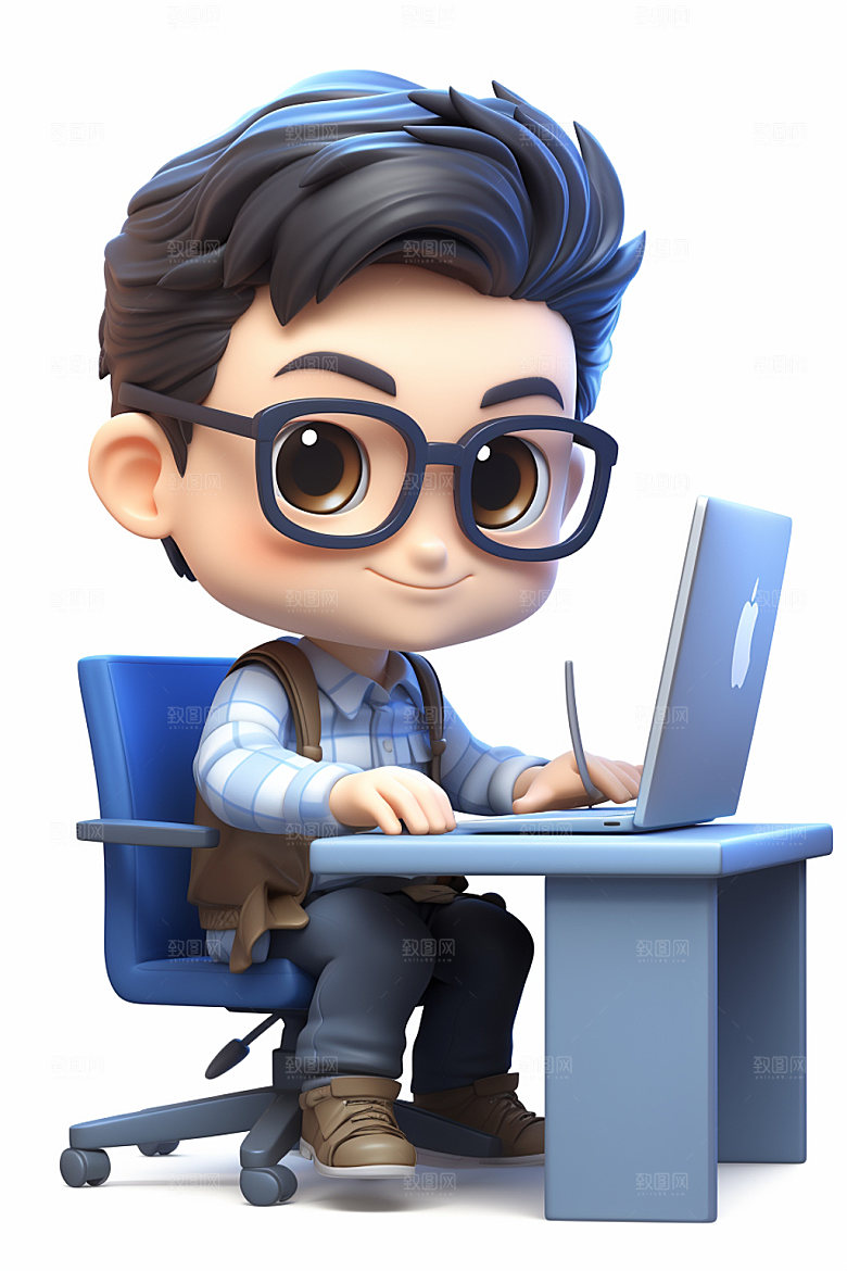 程序员信息工作人物模型