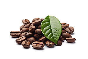 咖啡豆自然高清摄影图