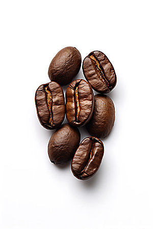咖啡豆食材自然摄影图