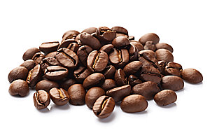 咖啡豆食材植物摄影图