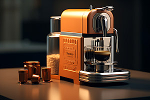 咖啡机电器高清效果图