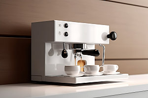 咖啡机产品高清效果图
