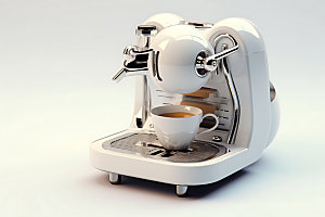 咖啡机产品厨房用具效果图