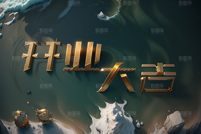 开业商场设计艺术字