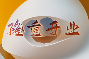 开业店铺3D艺术字