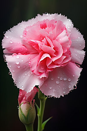 康乃馨唯美鲜花摄影图