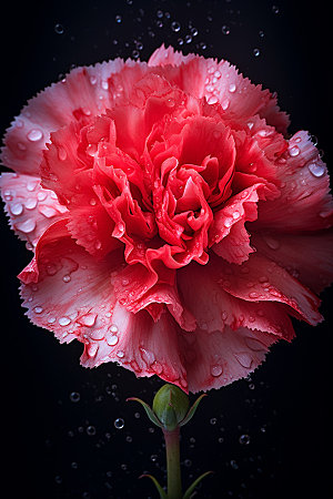 康乃馨母亲节花卉摄影图