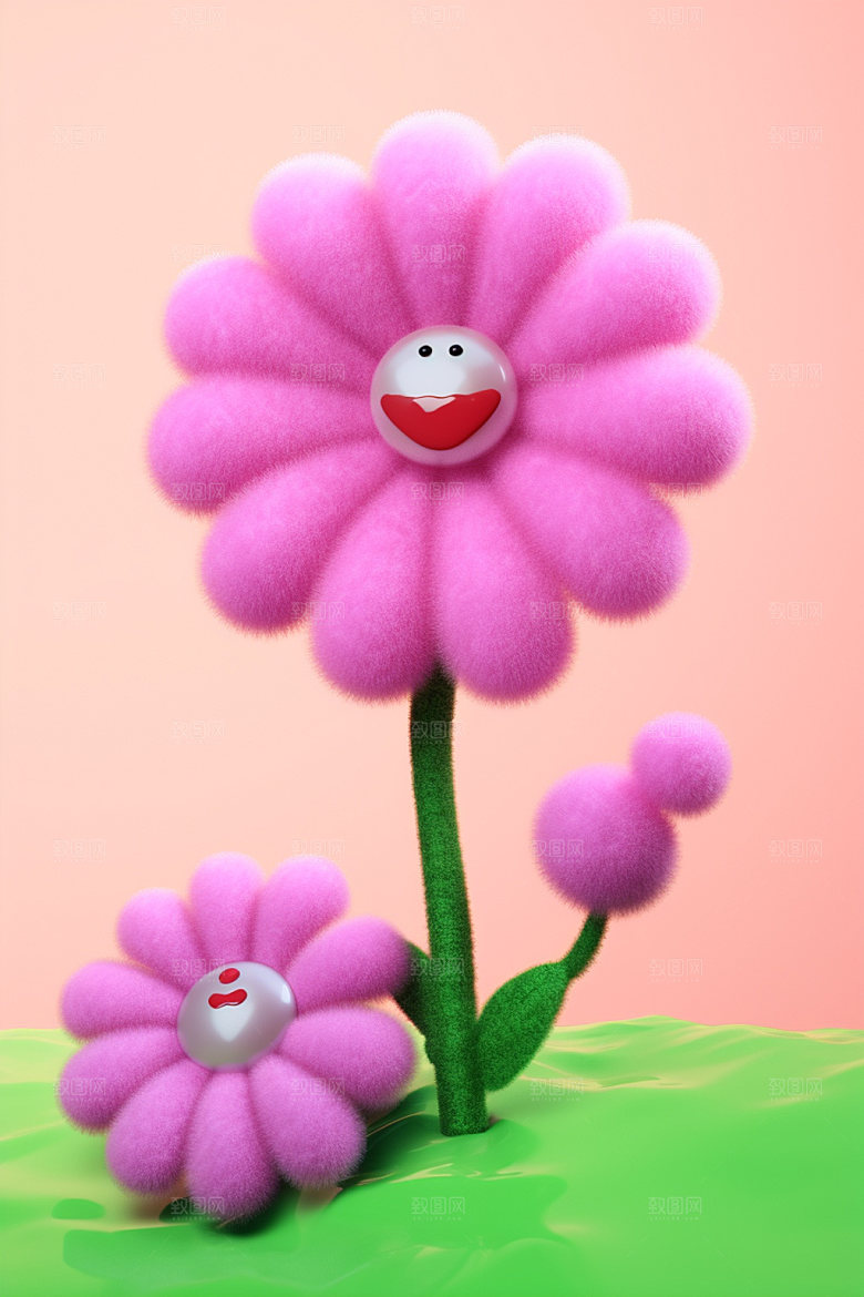 感恩节母亲节气球花朵矢量元素