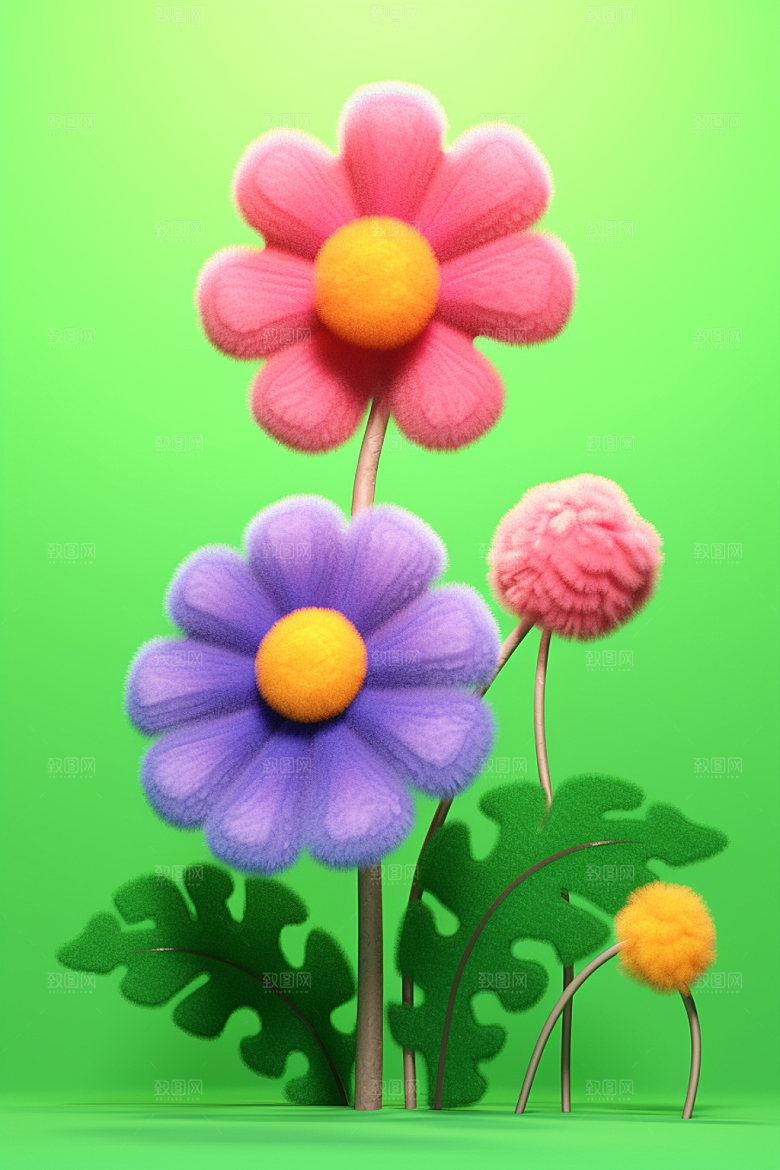 感恩节可爱卡通母亲节矢量元素