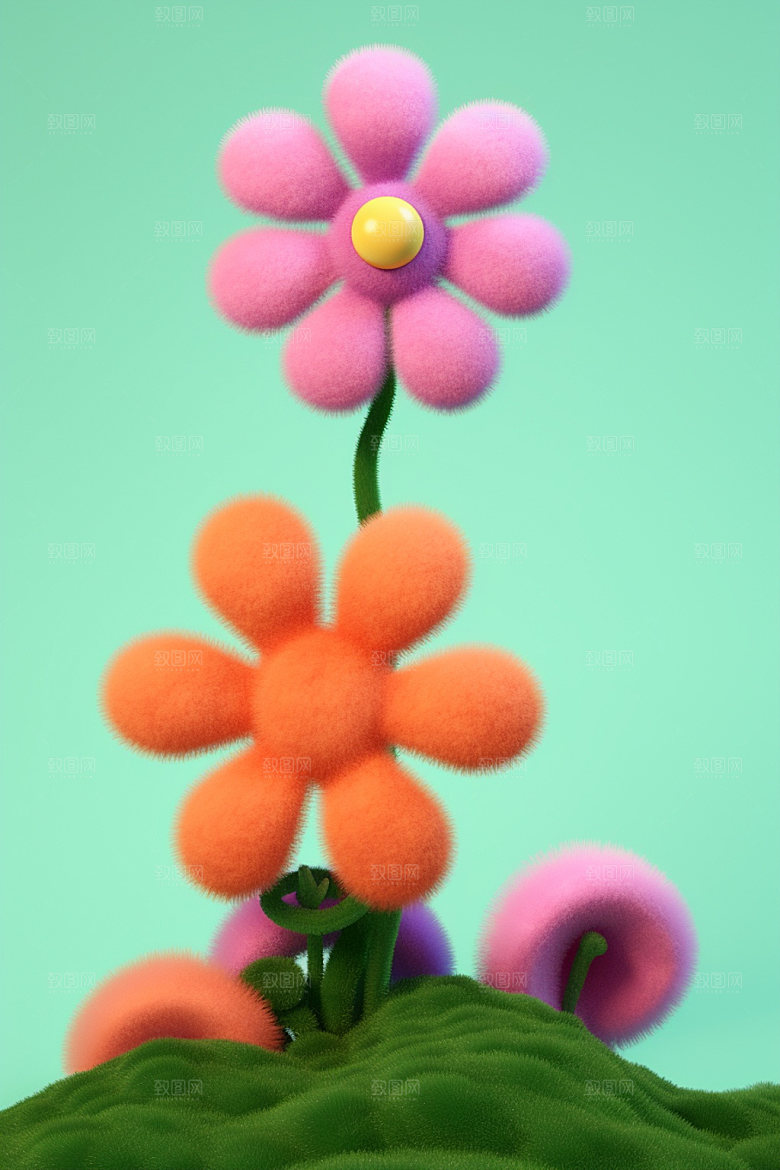 感恩节可爱卡通母亲节矢量元素